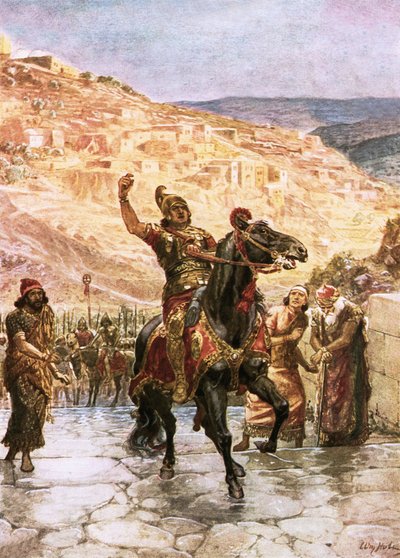 The Assyrian Rabshakeh demanding the surrender of Jerusalem by William Brassey Hole