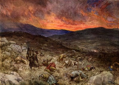 The Death of Saul at Gilboa by William Brassey Hole