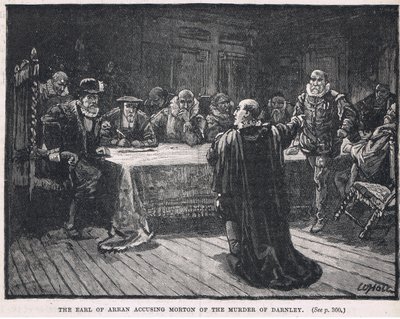 The Earl of Arran accusing Morton of the murder of Darnley by William Brassey Hole