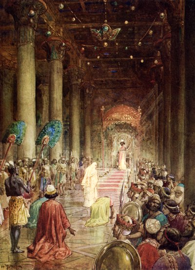 The Queen of Sheba Visits King Solomon by William Brassey Hole