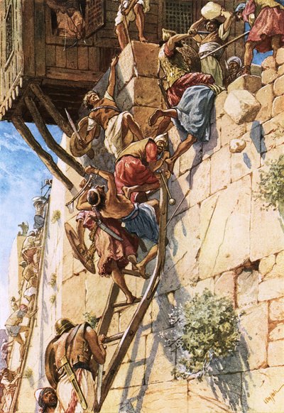 The Capture of Jerusalem from the Jebusites by William Brassey Hole