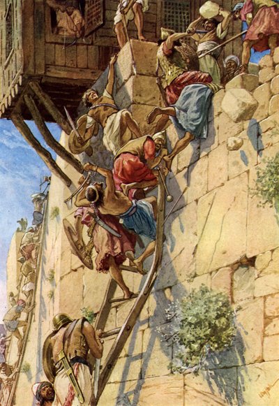 The Capture of Jerusalem from the Jebusites by William Brassey Hole