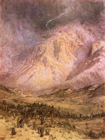 The Giving of Laws on Sinai by William Brassey Hole