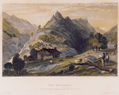 View of the Balsille with the Col de Guignevert and the Col de Pis by William Brockedon