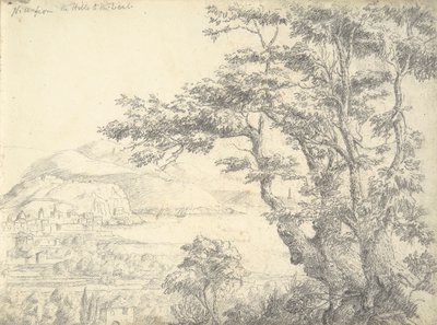 A View of Nice from the Hills in the West by William Brockedon