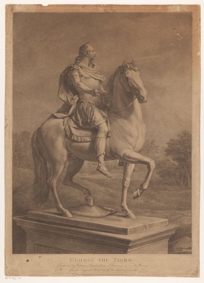 Equestrian Portrait of George III, King of England by William Bromley (I)