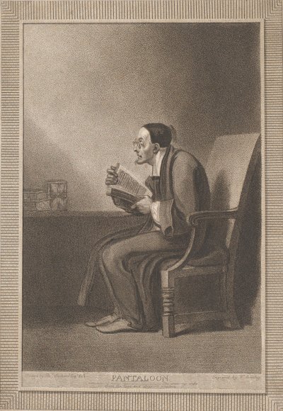 Pantaloon: The Sixth Age Shifts into the Lean and Slippered Pantaloon Shakespeare, As Y..., 1799 by William Bromley