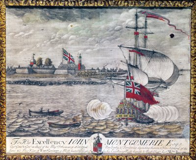 To His Excellency John Montgomerie Esq. (View of Fort George) by William Burgis