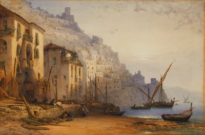 Amalfi from the Shore - A Summer