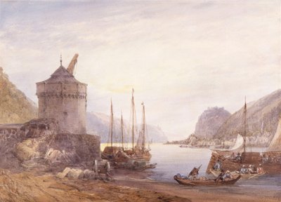 Andernach on the Rhine by William Callow