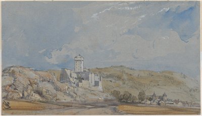 Château de Lourdes by William Callow