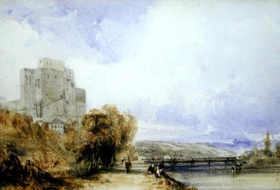 Chateau de Montboucher by William Callow