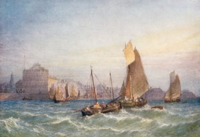 Entrance to the Port of Havre by William Callow