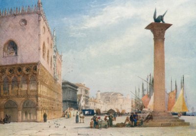 Riva dei Schiavoni, Venice by William Callow