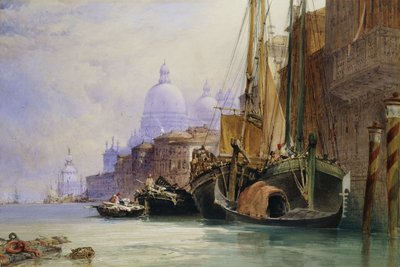 Santa Maria della Salute and the Grand Canal, Venice by William Callow