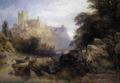 The Town and Castle from the River, c.1860 by William Callow