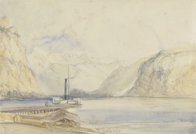 Wallenstadt, from Wesen, Switzerland by William Callow