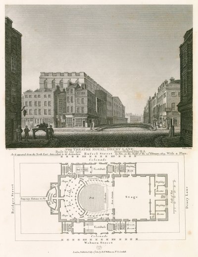 The Royal Theatre, Drury Lane, London, Built by the Late Henry Holland by William Capon