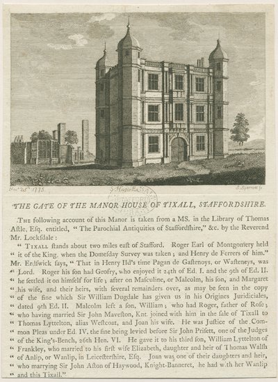 Tixall Hall - Gatehouse by William Carter