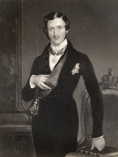 Albert Prince Consort of Great Britain, engraved by W. Holl, from 