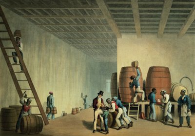 Inside the Distillery, Antigua by William Clark
