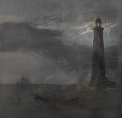 Act Drop for The Lighthouse, 1855 by Clarkson Frederick Stanfield