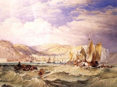Fishing Boats off Hastings by Clarkson Frederick Stanfield