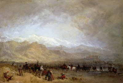 French Troops Fording the Magra by William Clarkson Stanfield