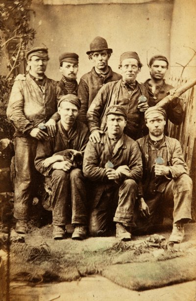 Workers from the Tredegar Iron Works, Wales by William Clayton