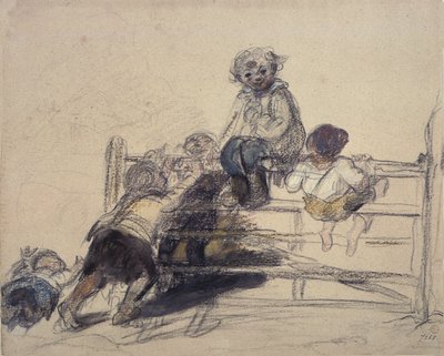 Sketch for Happy as a King by William Collins