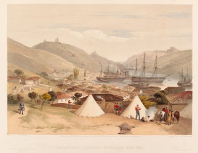 Balaklava Looking Towards the Sea by William Crimea Simpson