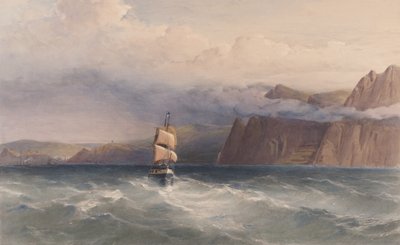 Cape Aiya. Looking North Towards Balaklava by William Crimea Simpson