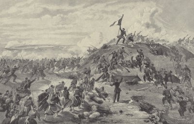 Capture of the Malakoff Redoubt by the French, Siege of Sevastopol, 8 September 1855 by William Crimea Simpson