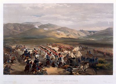 Charge of the Heavy Brigade at the Battle of Balaklava, 1854 by William Crimea Simpson