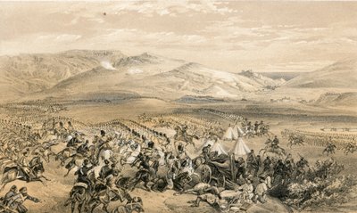 Charge of the Heavy Cavalry Brigade, 25 October 1854 by William Crimea Simpson