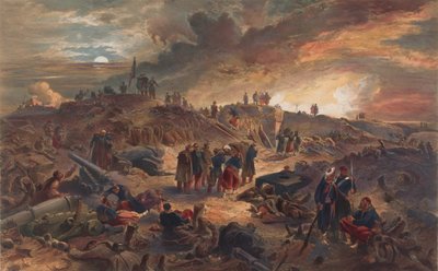 Interior of the Malakoff with the Remains of the Round Tower by William Crimea Simpson