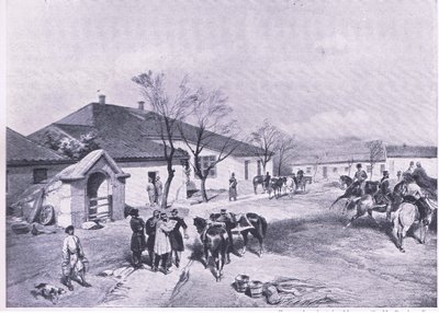 Lord Raglans headquarters at Khutor-Karagatch by William Crimea Simpson