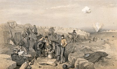 Russian Rifle Pit by William Crimea Simpson