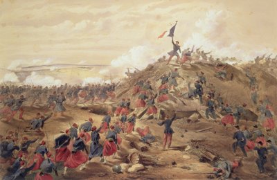 The Attack on the Malakoff by William Crimea Simpson