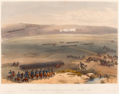 The Cavalry Affair of the Heights of Bulganak - The First Gun, Sep 19, 1854 by William Crimea Simpson