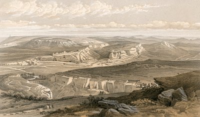 The Ruins of Inkermann and City of Caverns by William Crimea Simpson