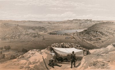 The town batteries or interior fortifications of Sebastopol, 23 June 1855 by William Crimea Simpson