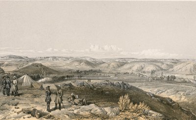 Valley of the Tchernaya, Looking North by William Crimea Simpson