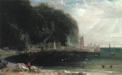 Clovelly in the Bristol Channel, c.1813 by William Daniell