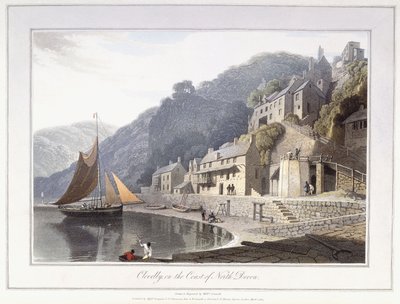 Clovelly, on the Coast of North Devon by William Daniell