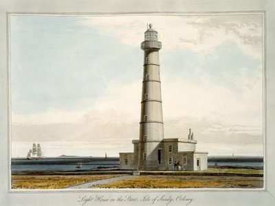 Light House on the Start, Isle of Sandy, Orkney, from 