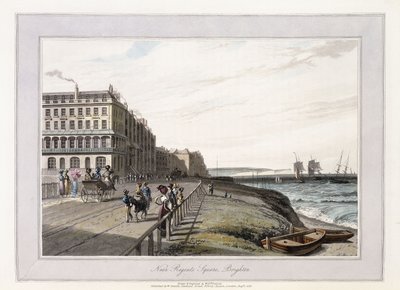 Near Regents Square, Brighton, c.1814-1825 by William Daniell