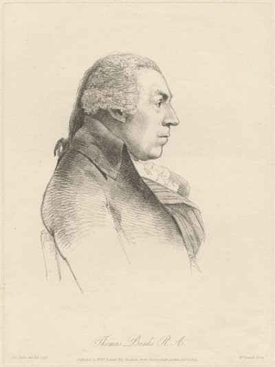 Thomas Banks, R.A. by William Daniell