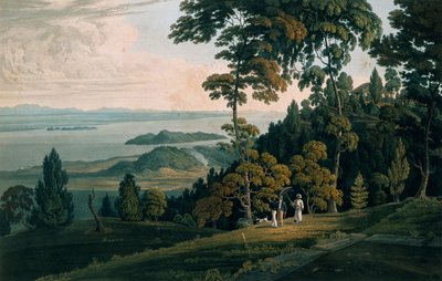 View from Halliburtons Hill, Prince of Wales Island by William Daniell
