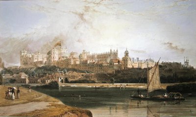 Windsor Castle by William Daniell